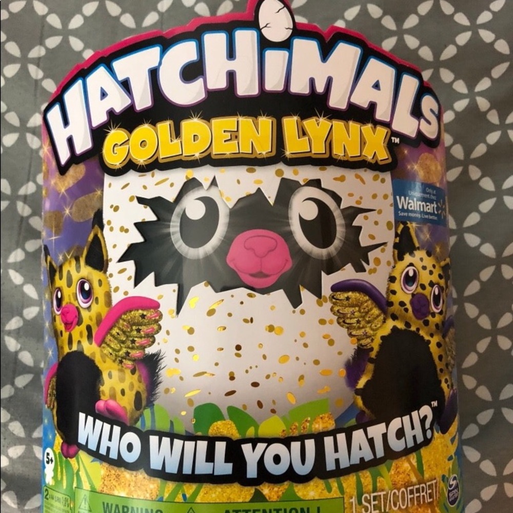 NWT Hatchimals Golden Lynx